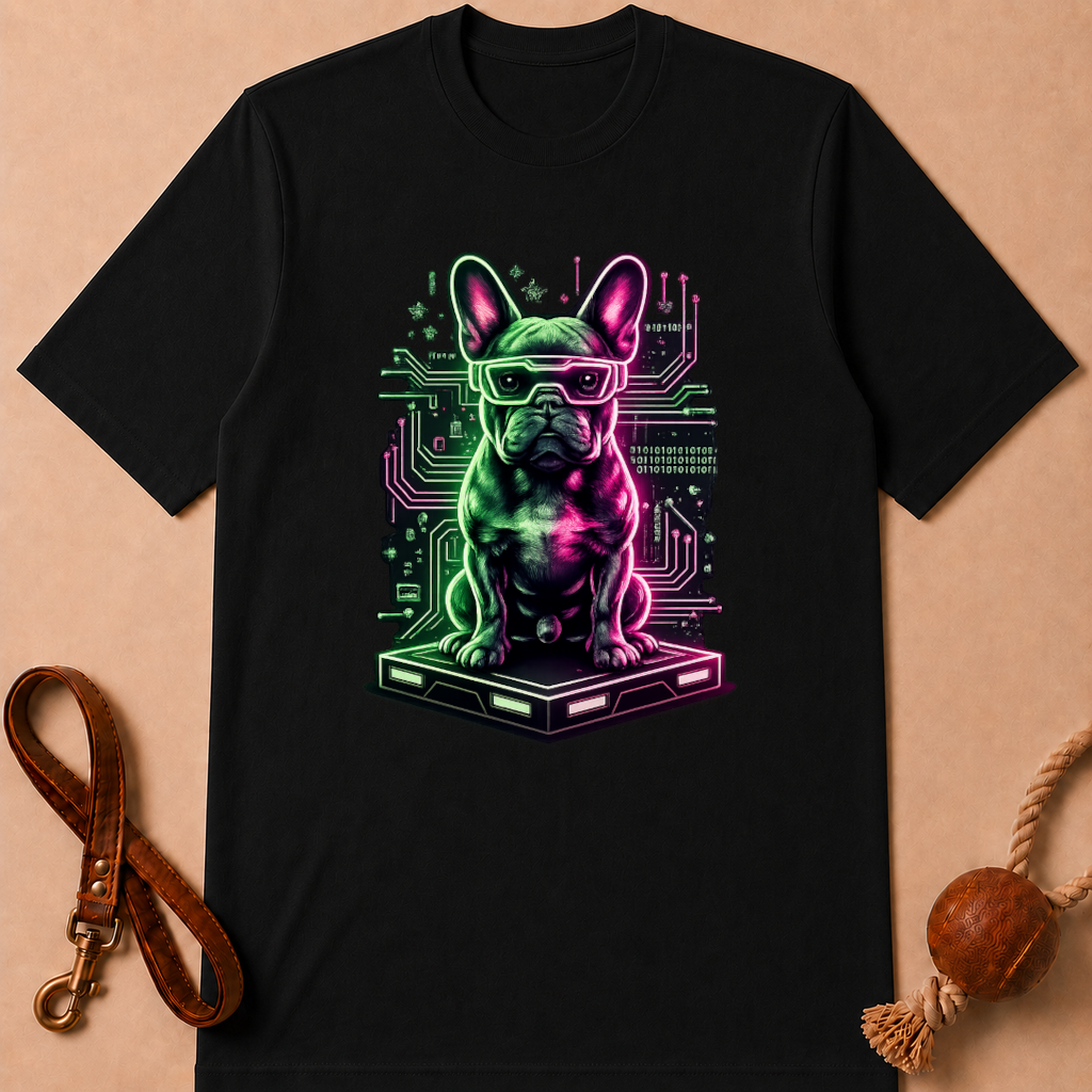 CYBER FRENCH BULLDOG T-SHIRT