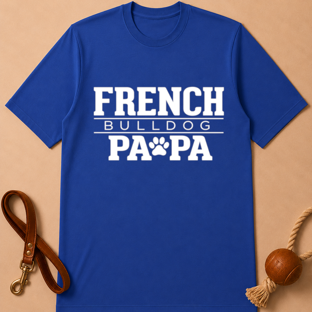 FRENCH BULLDOG PAPA T-SHIRT