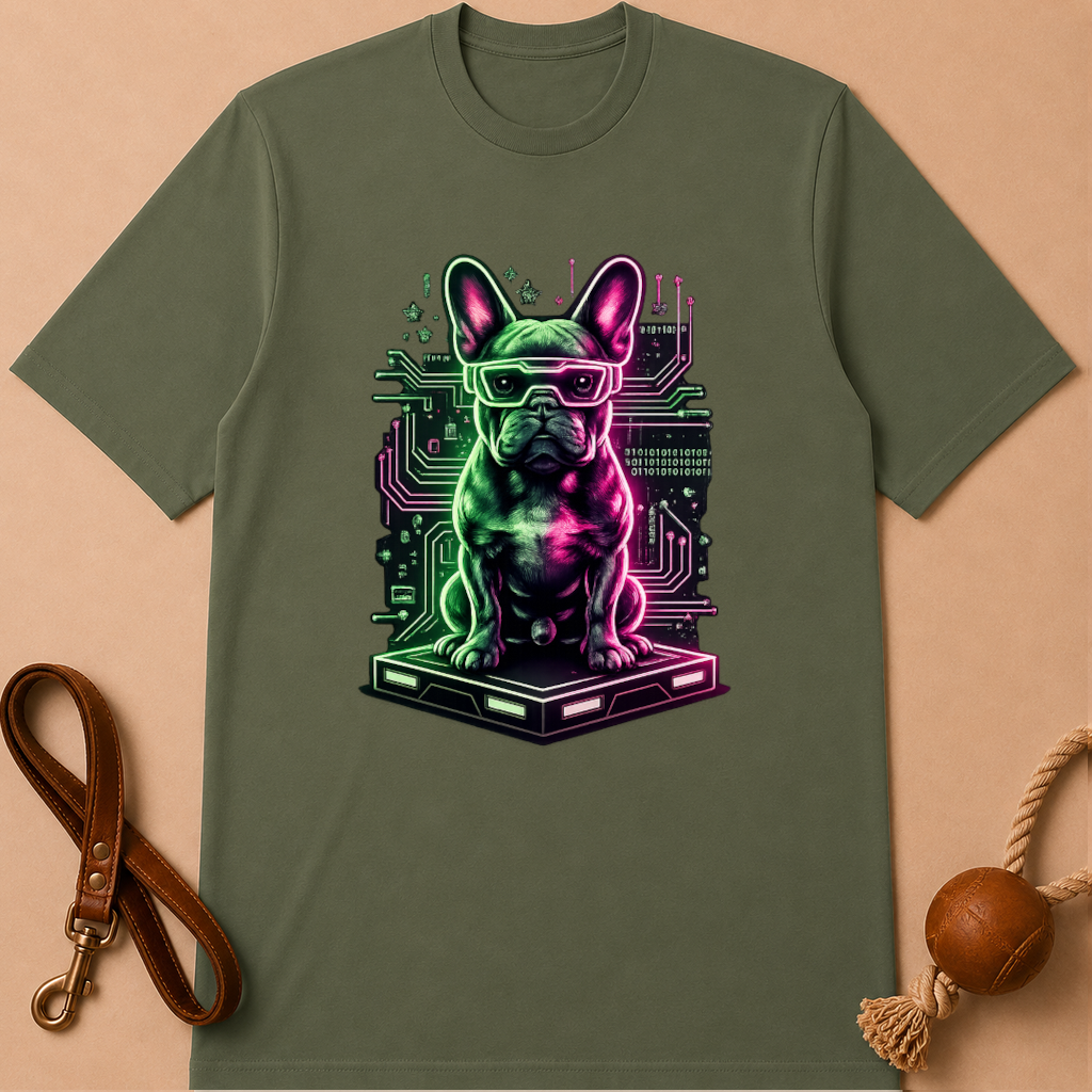 CYBER FRENCH BULLDOG T-SHIRT