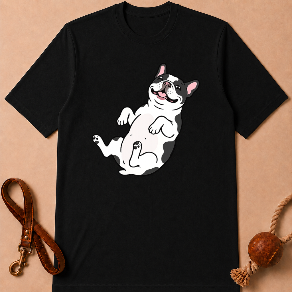 LAZY FRENCH BULLDOG T-SHIRT