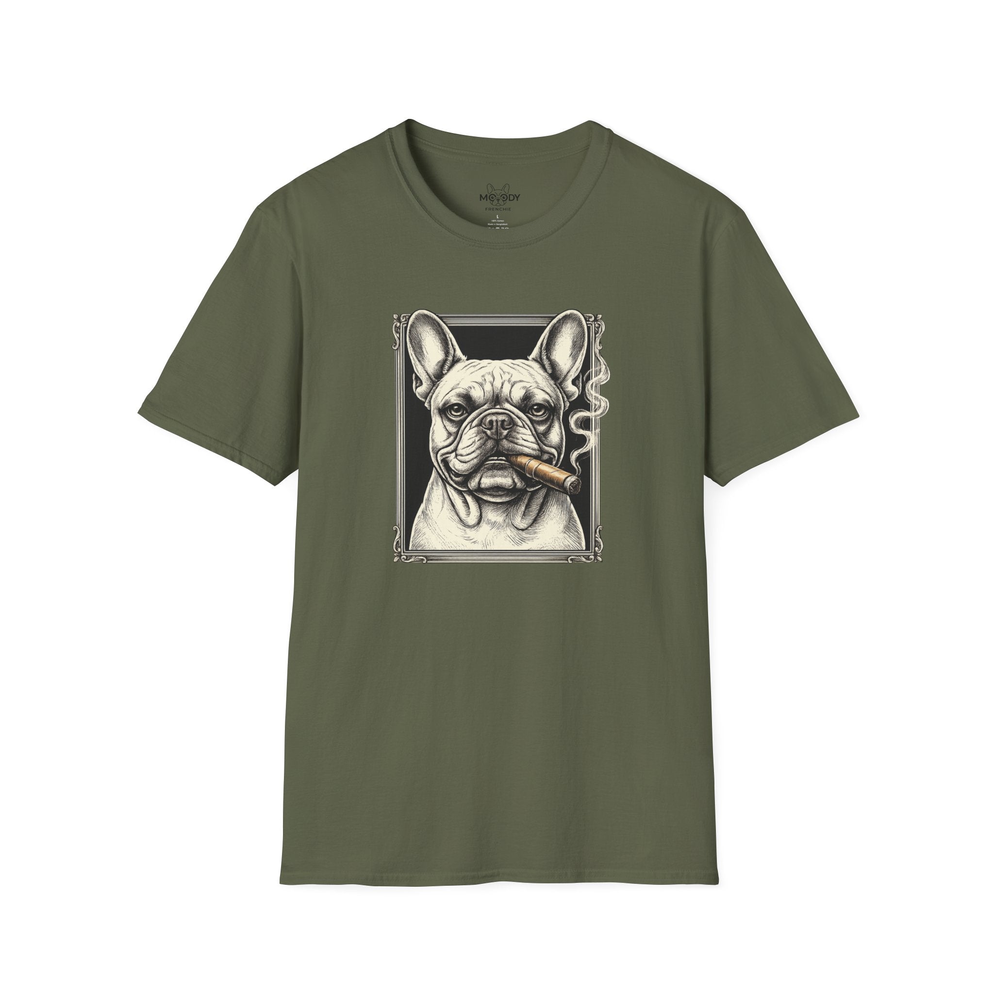 CIGAR FRENCH BULLDOG T-SHIRT