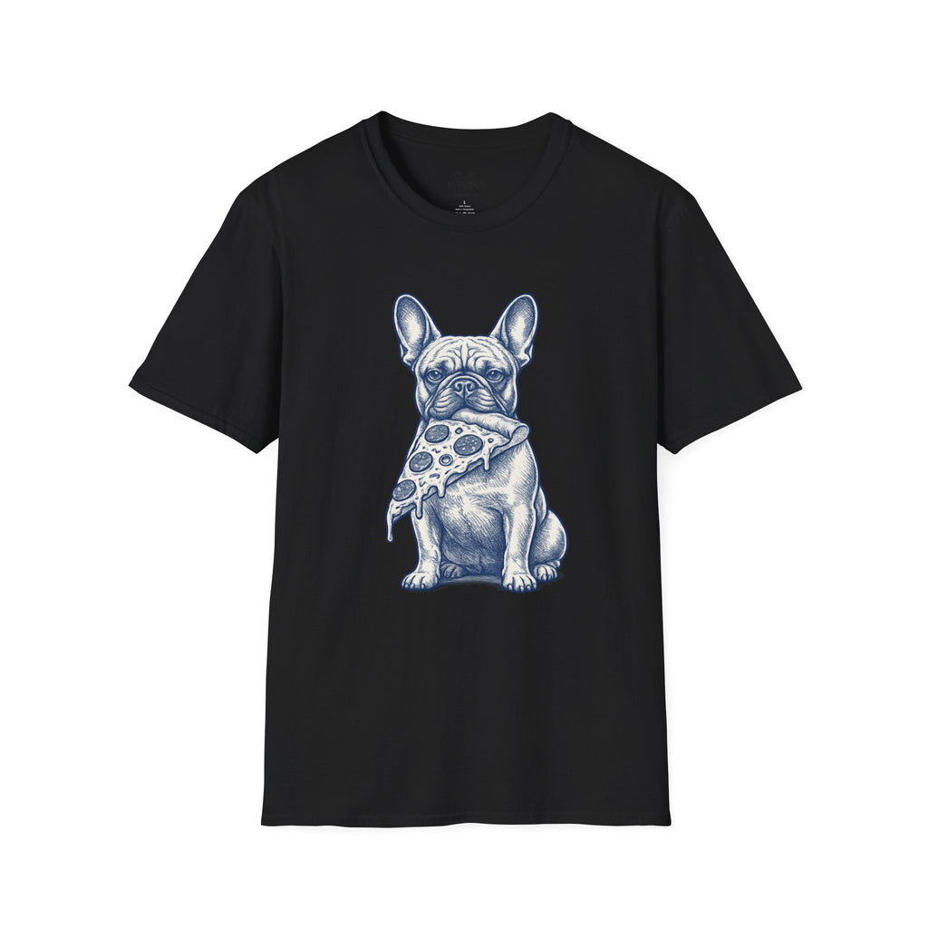 PIZZA FRENCH BULLDOG T-SHIRT