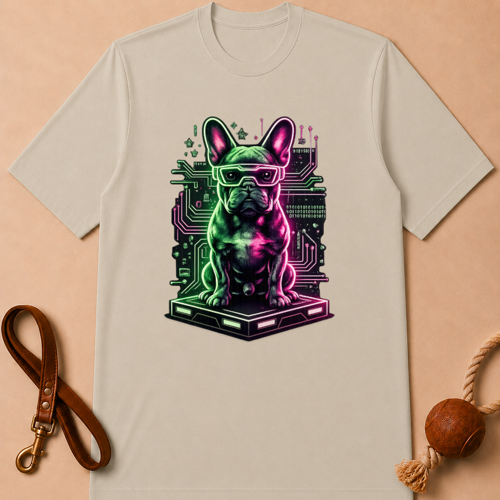CYBER FRENCH BULLDOG T-SHIRT
