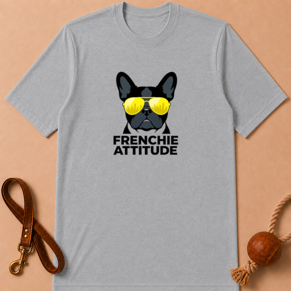 FRENCHIE ATTITUDE FRENCH BULLDOG T-SHIRT