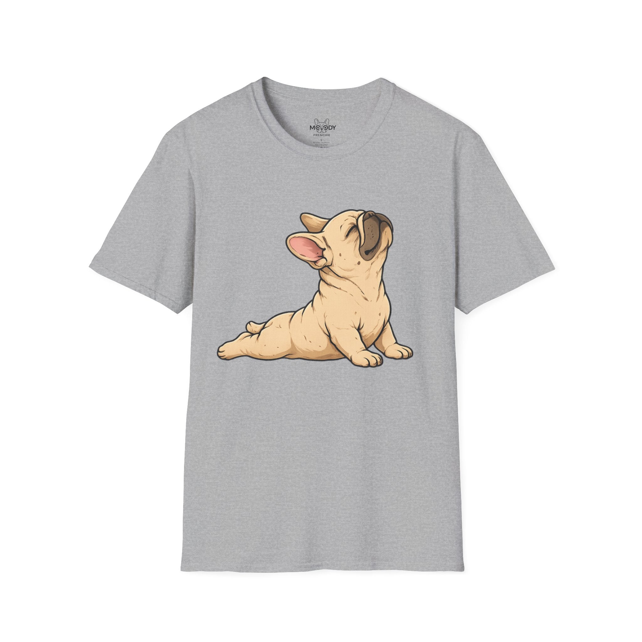 YOGA FRENCH BULLDOG T-SHIRT