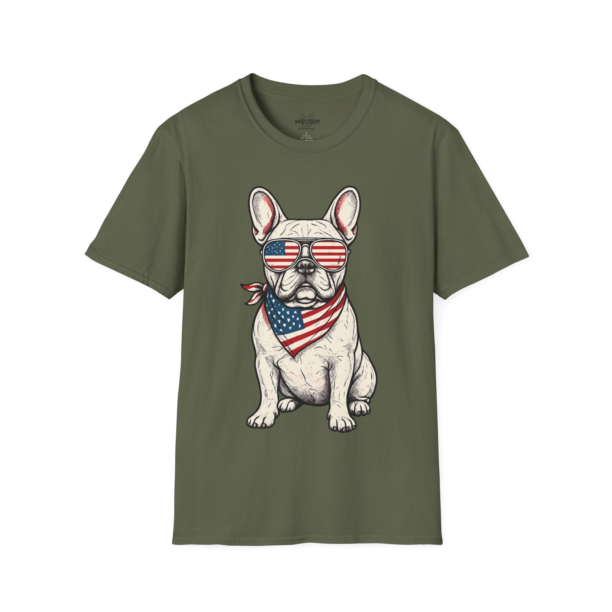PATRIOT FRENCH BULLDOG T-SHIRT
