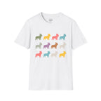 COLORFUL FRENCH BULLDOG T-SHIRT