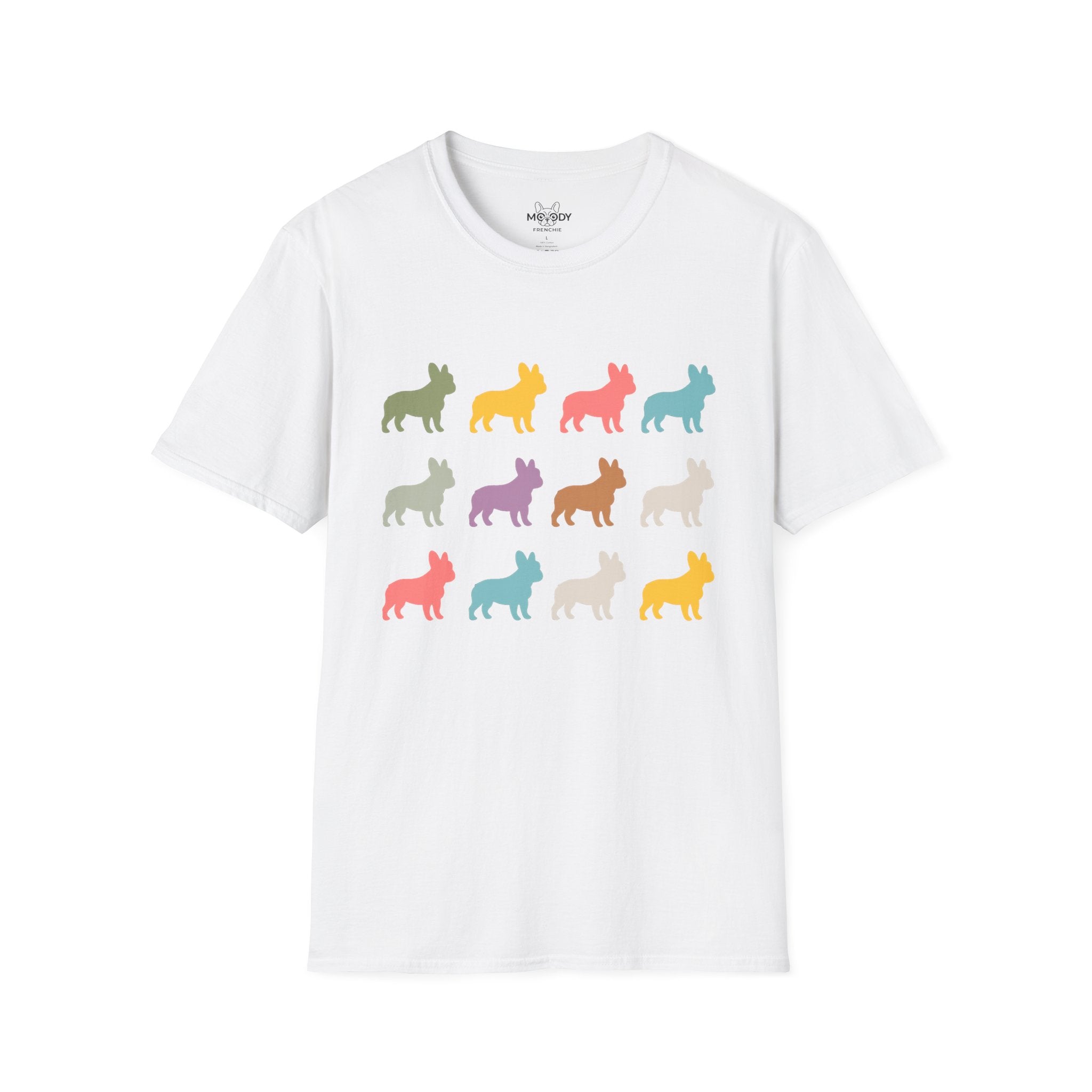 COLORFUL FRENCH BULLDOG T-SHIRT