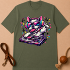 DJ FRENCH BULLDOG T-SHIRT
