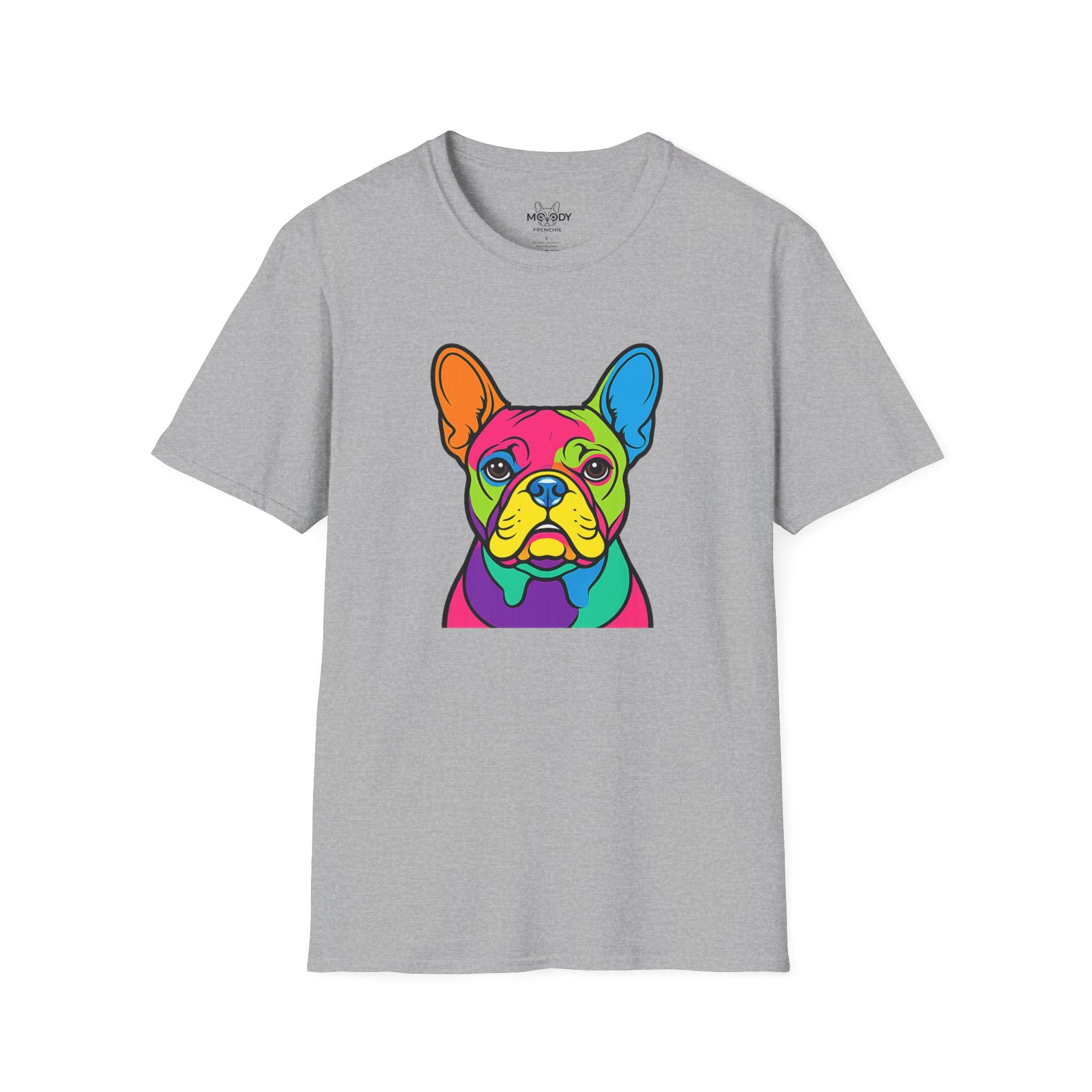 COLOR FRENCH BULLDOG T-SHIRT