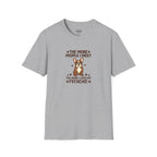 THE MORE PEOPLE I MEET FRENCH BULLDOG T-SHIRT