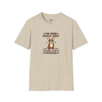 THE MORE PEOPLE I MEET FRENCH BULLDOG T-SHIRT