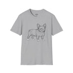 SKETCH FRENCH BULLDOG T-SHIRT