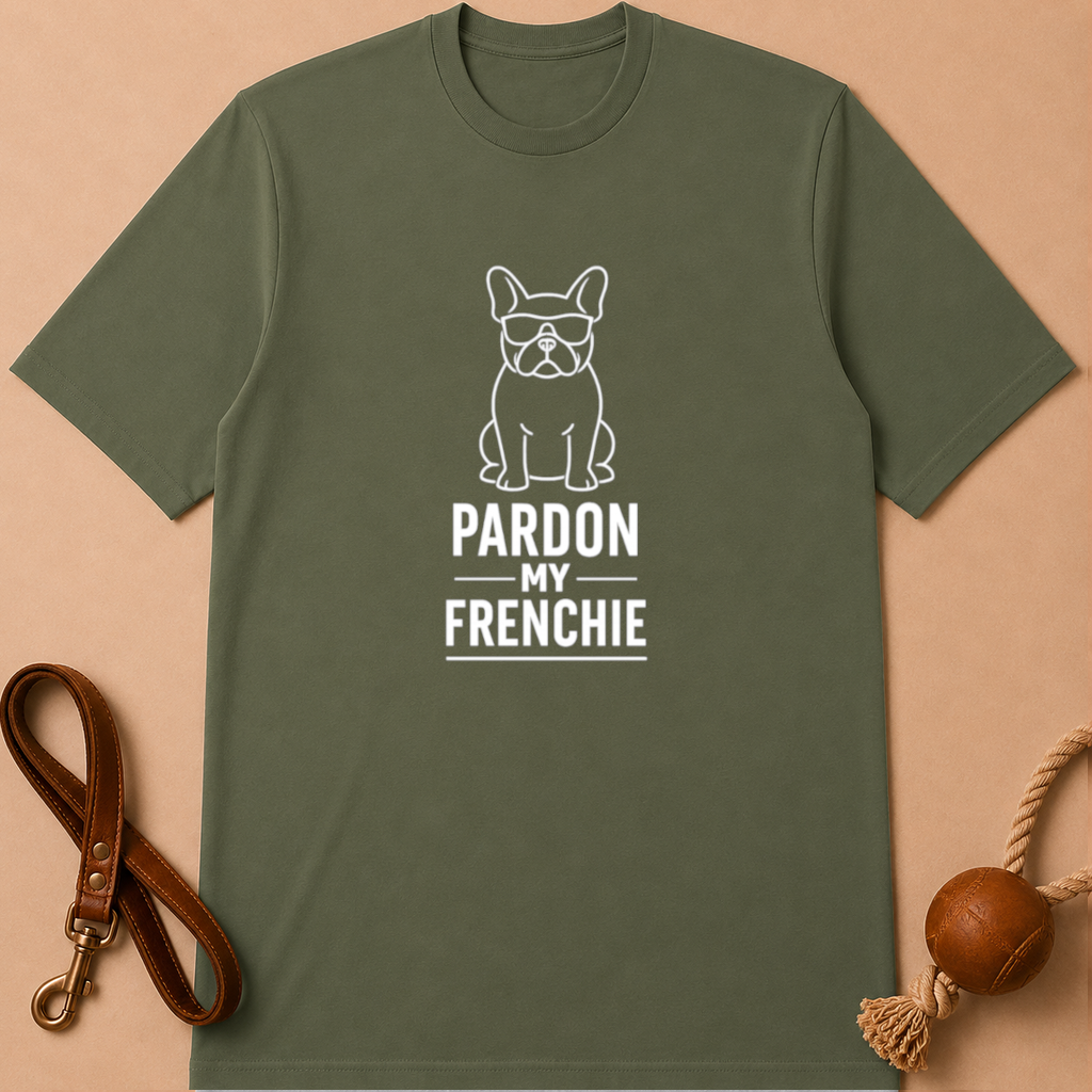PARDON MY FRENCHIE FRENCH BULLDOG T-SHIRT