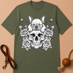 SKULL FRENCH BULLDOG T-SHIRT