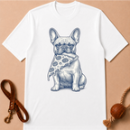 PIZZA FRENCH BULLDOG T-SHIRT