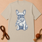 PIZZA FRENCH BULLDOG T-SHIRT