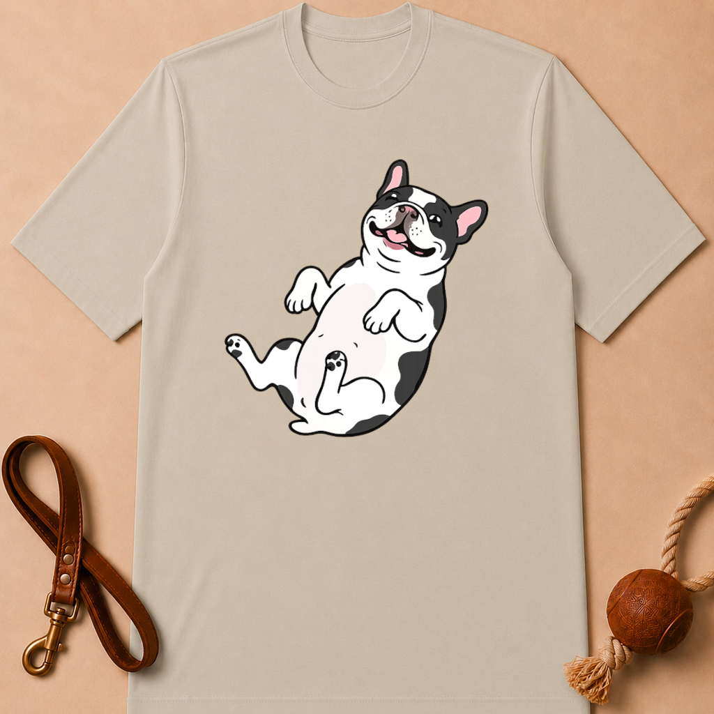 LAZY FRENCH BULLDOG T-SHIRT