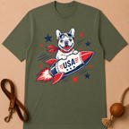 ROCKET FRENCH BULLDOG T-SHIRT