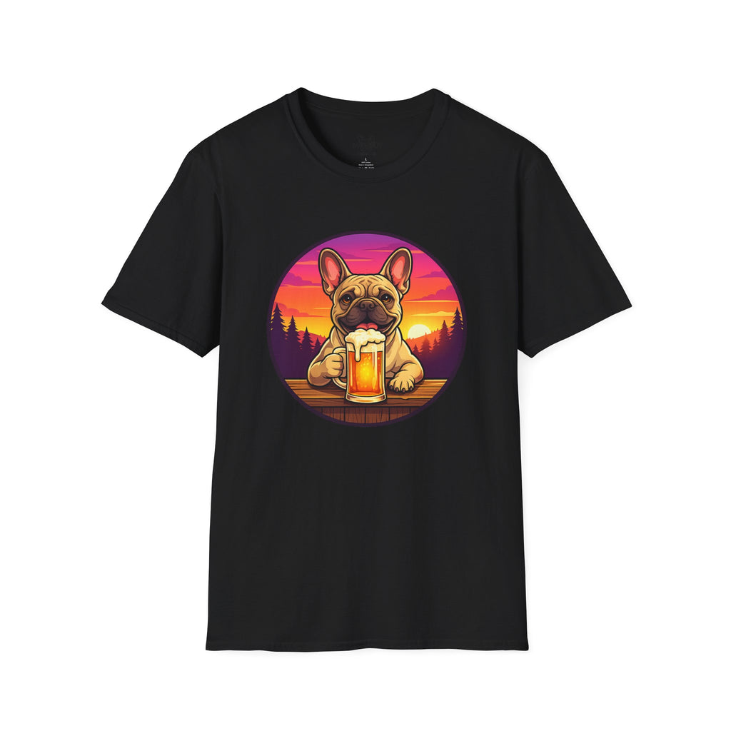 BEER FRENCH BULLDOG T-SHIRT