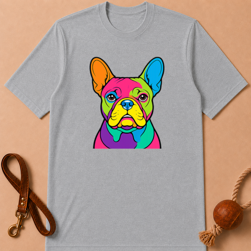 COLOR FRENCH BULLDOG T-SHIRT