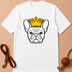 KING FRENCH BULLDOG T-SHIRT