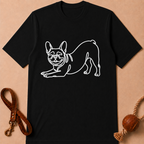 STRETCH FRENCH BULLDOG T-SHIRT