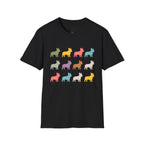 COLORFUL FRENCH BULLDOG T-SHIRT
