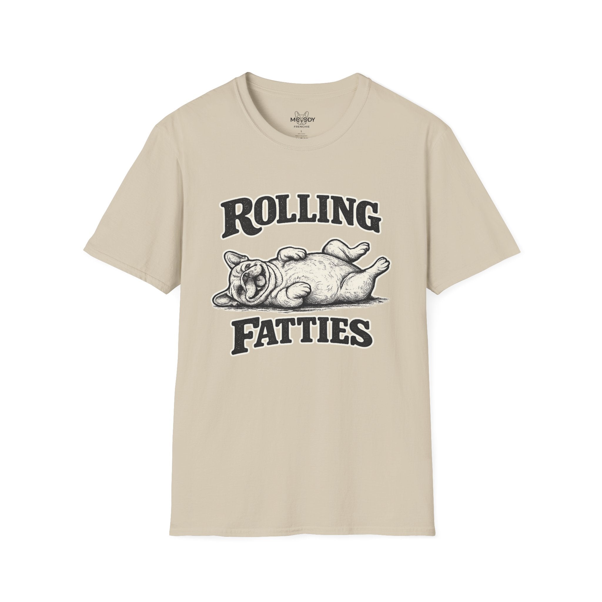 ROLLING FATTIES FRENCH BULLDOG T-SHIRT