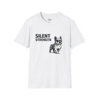 SILENT STRENGTH FRENCH BULLDOG T-SHIRT