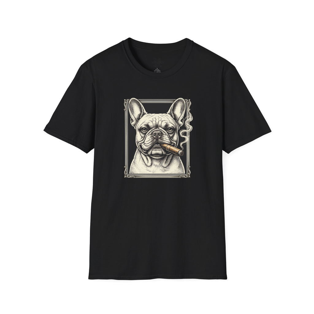 CIGAR FRENCH BULLDOG T-SHIRT