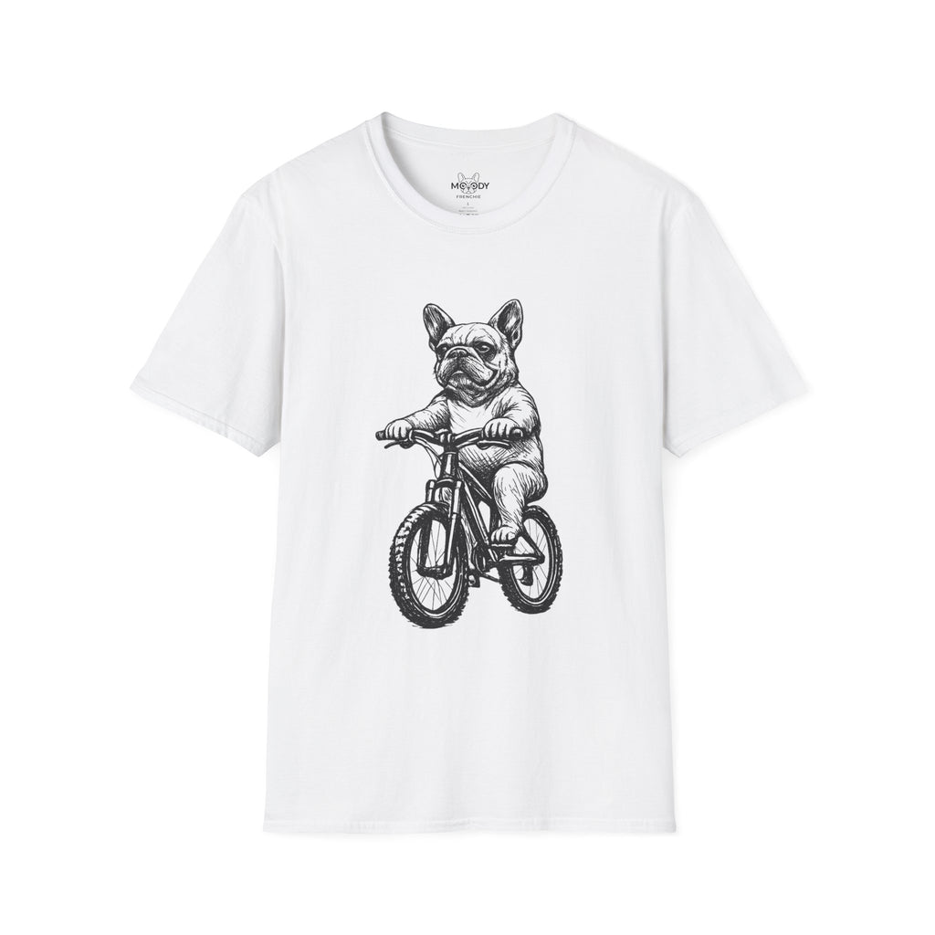 FRENCH BULLDOG CYCLIST T-SHIRT