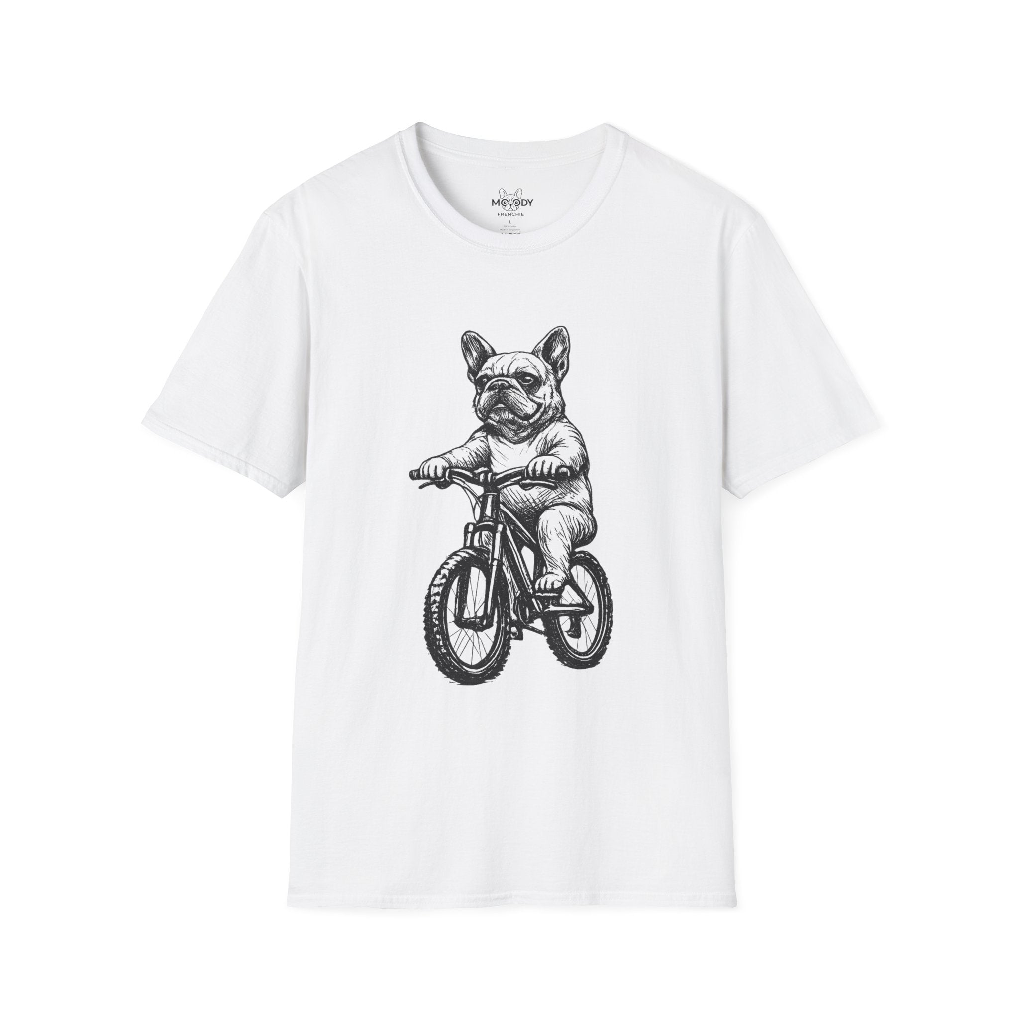 FRENCH BULLDOG CYCLIST T-SHIRT