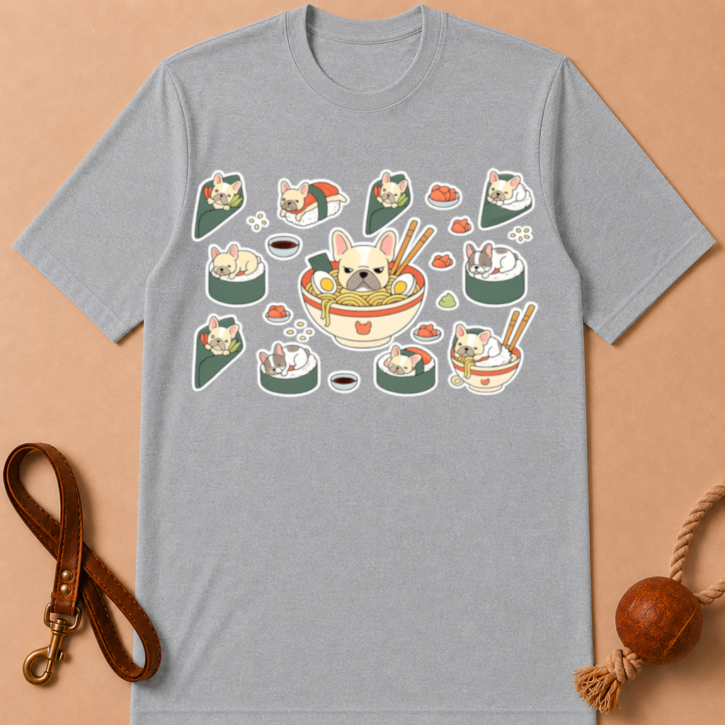 SUSHI FRENCH BULLDOG T-SHIRT