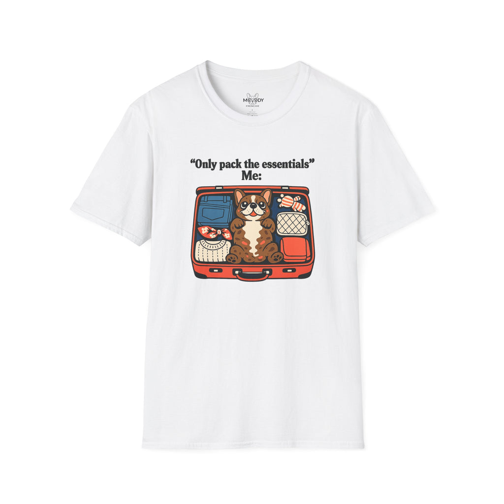 ONLY PACK THE ESSENTIALS FRENCH BULLDOG T-SHIRT
