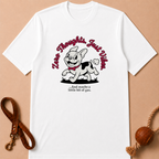 JUST THOUGHT. JUST VIBES FRENCH BULLDOG T-SHIRT