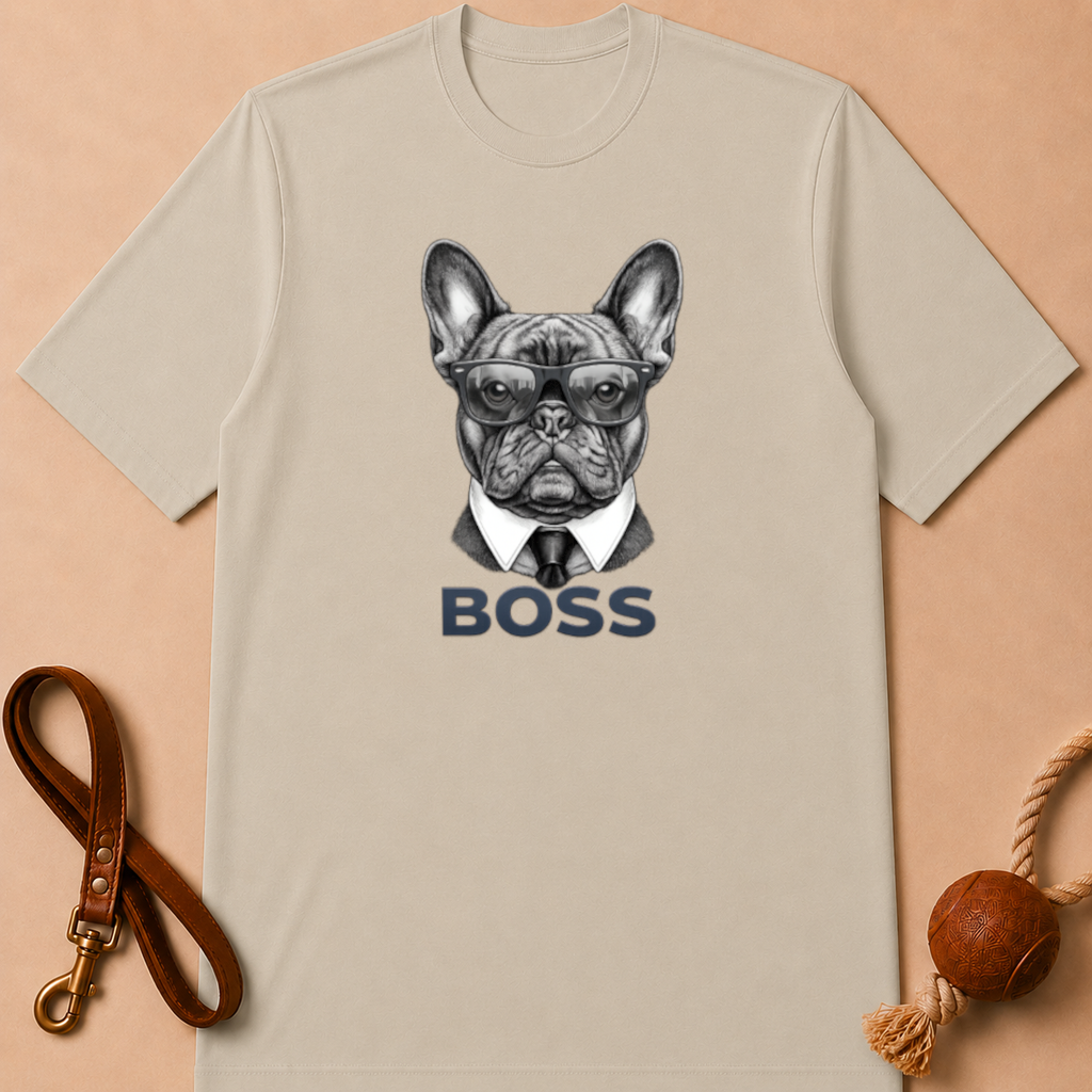 BOSS FRENCH BULLDOG T-SHIRT
