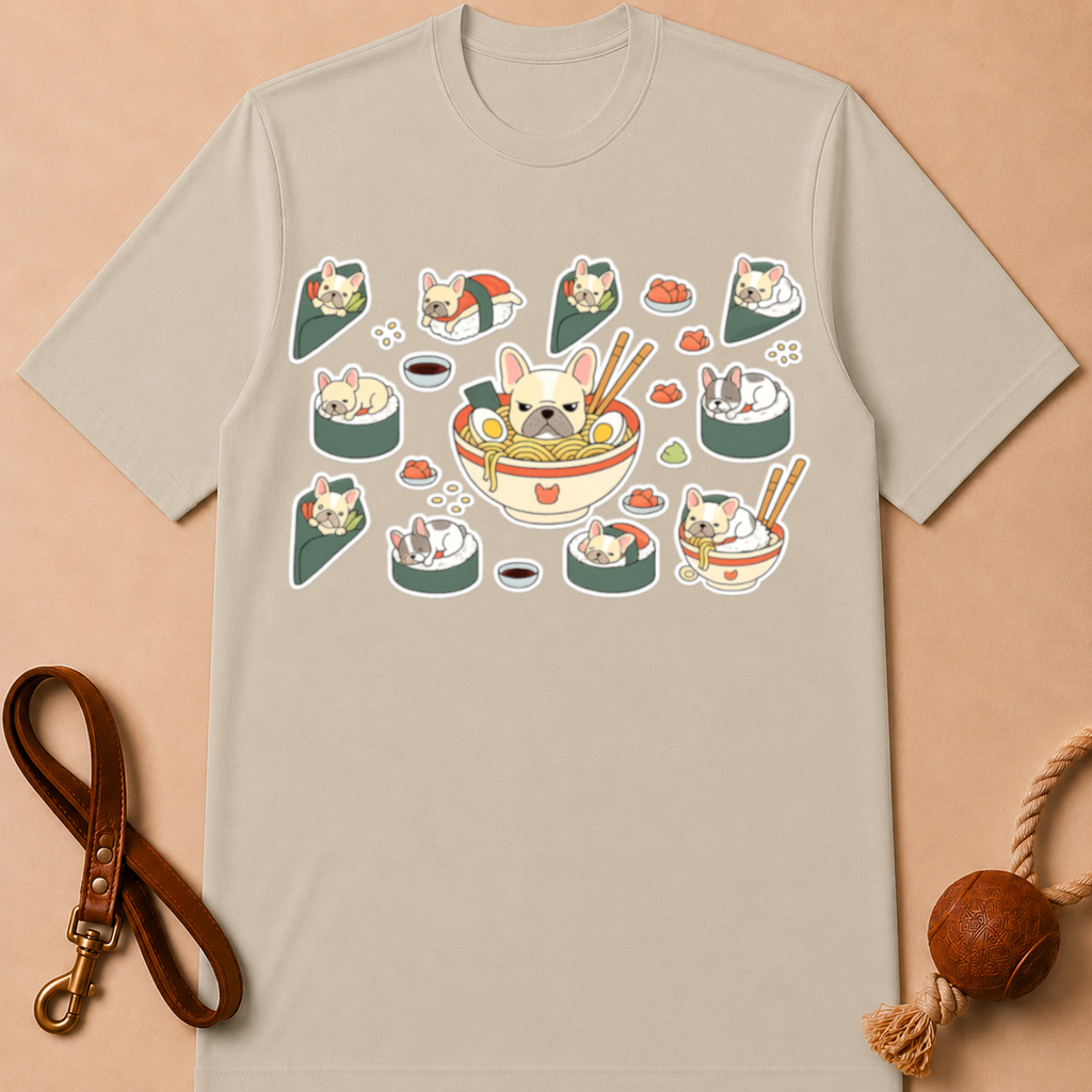 SUSHI FRENCH BULLDOG T-SHIRT