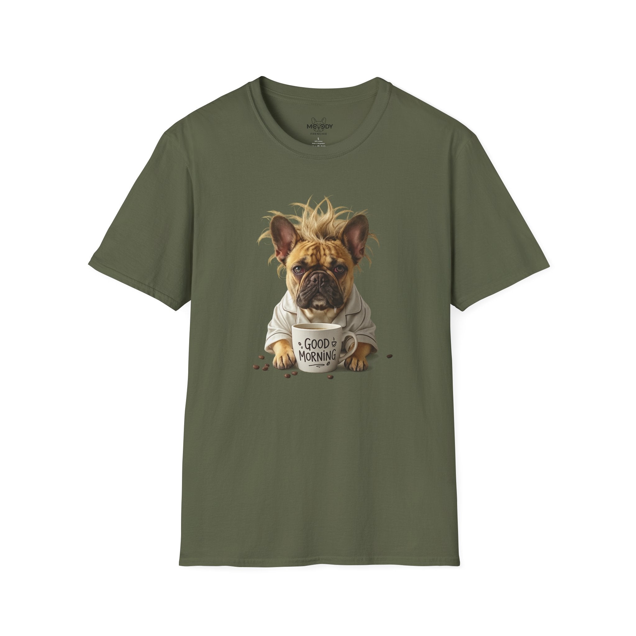 GOOD MORNING FRENCH BULLDOG T-SHIRT