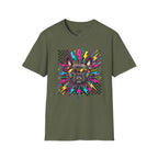 RETRO NEON FRENCH BULLDOG T-SHIRT