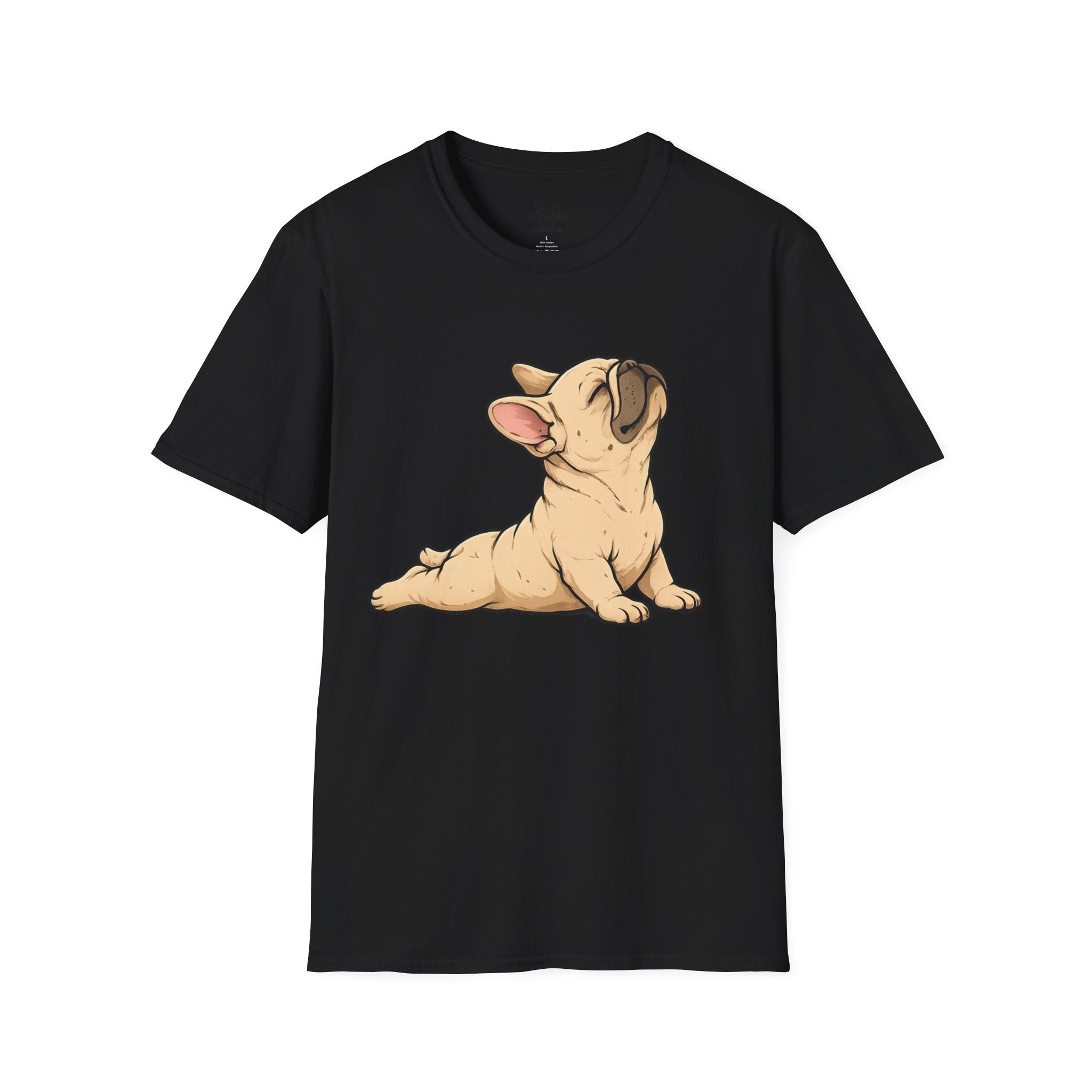 YOGA FRENCH BULLDOG T-SHIRT