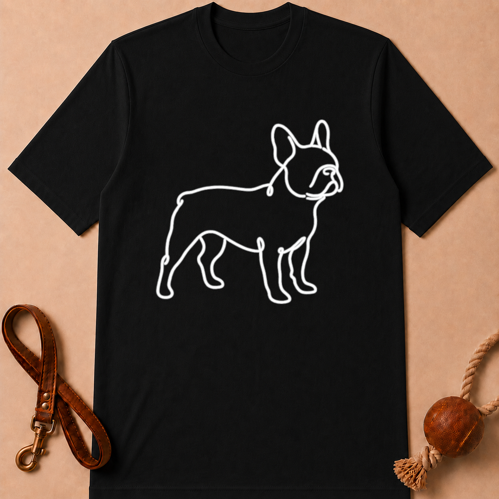 MINIMAL FRENCH BULLDOG T-SHIRT