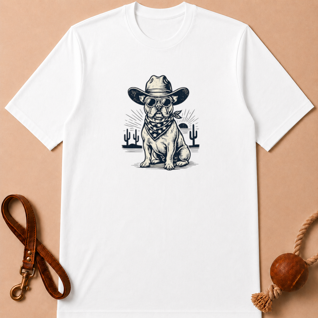 SHERIFF FRENCH BULLDOG T-SHIRT