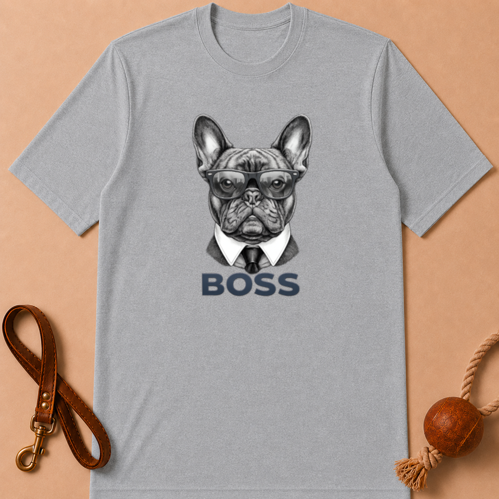 BOSS FRENCH BULLDOG T-SHIRT