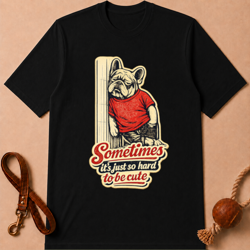 GRUMPY FRENCH BULLDOG T-SHIRT