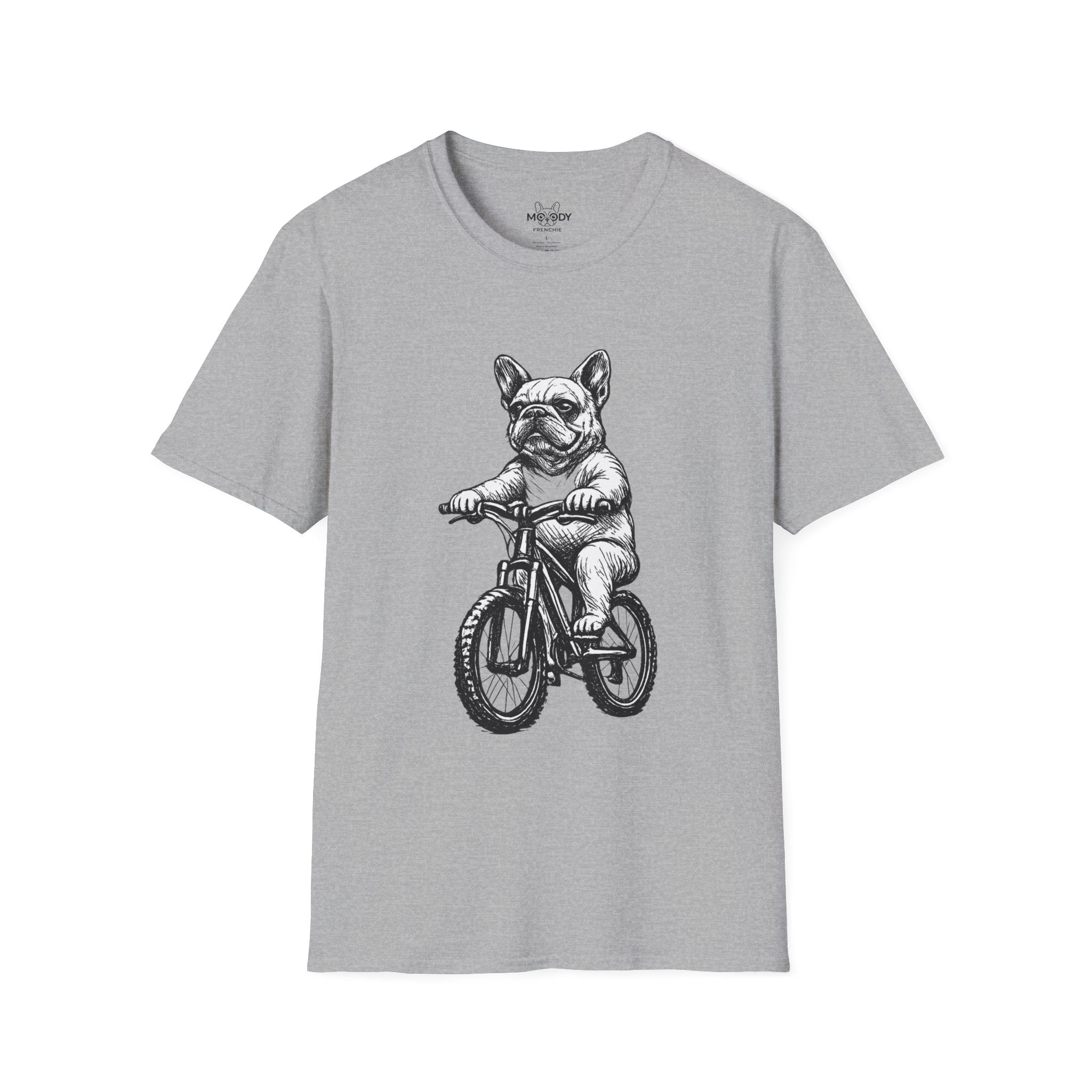 FRENCH BULLDOG CYCLIST T-SHIRT