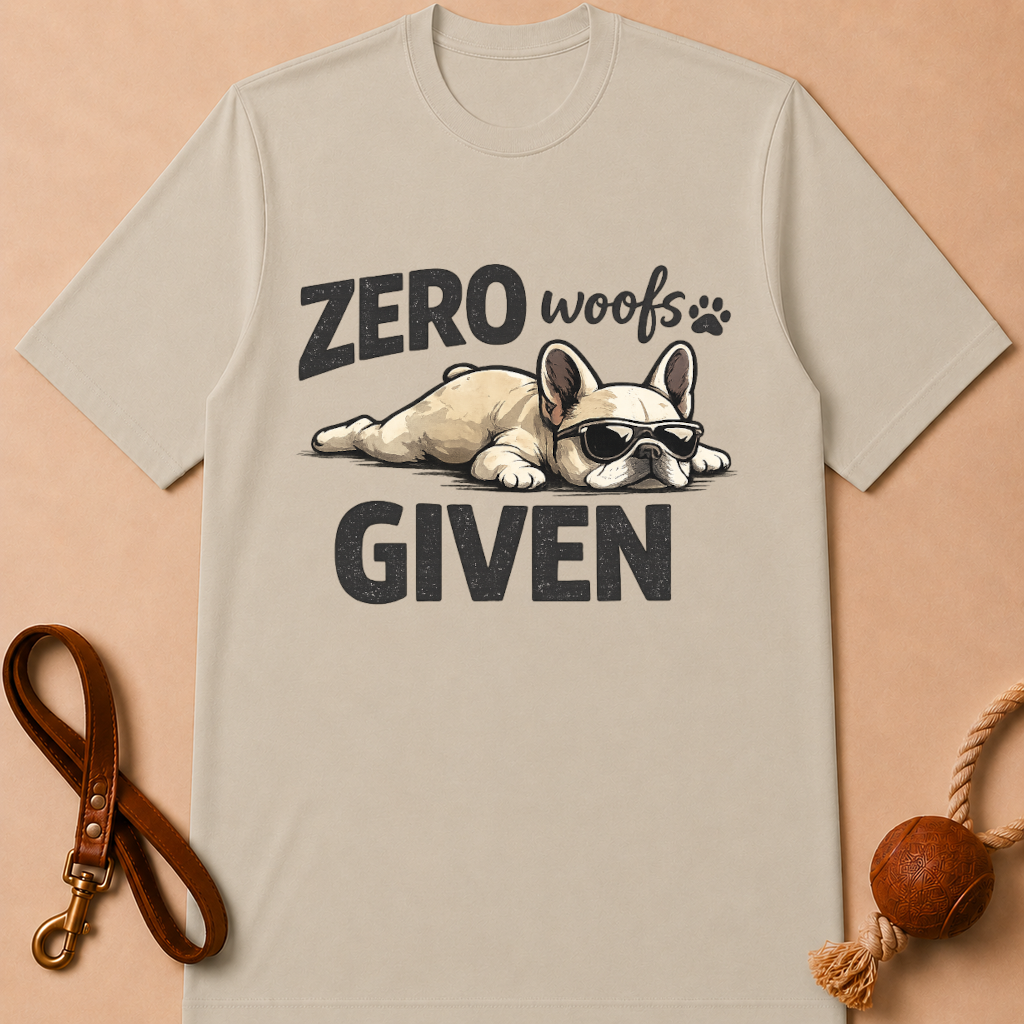 ZERO WOOFS GIVEN T-SHIRT