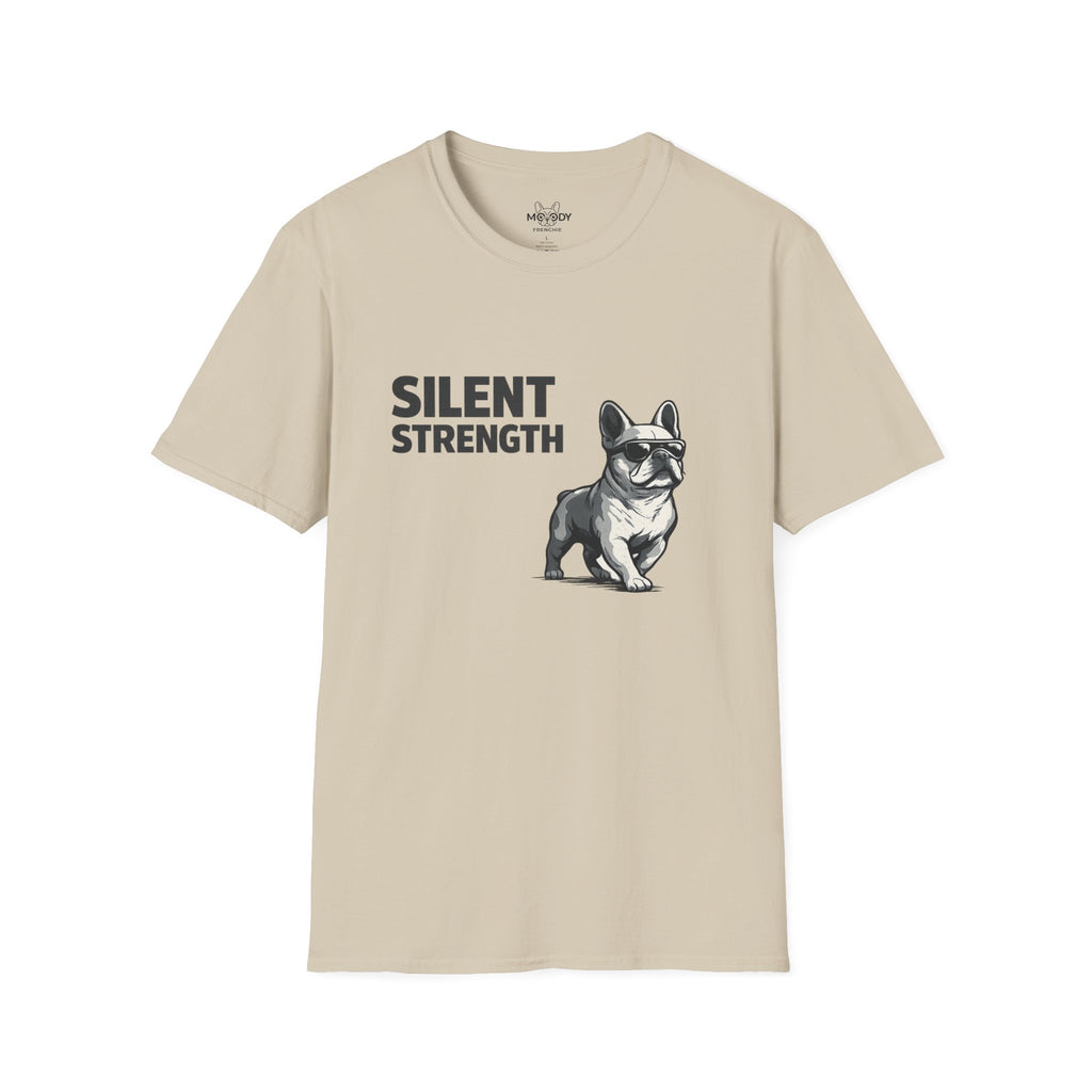 SILENT STRENGTH FRENCH BULLDOG T-SHIRT