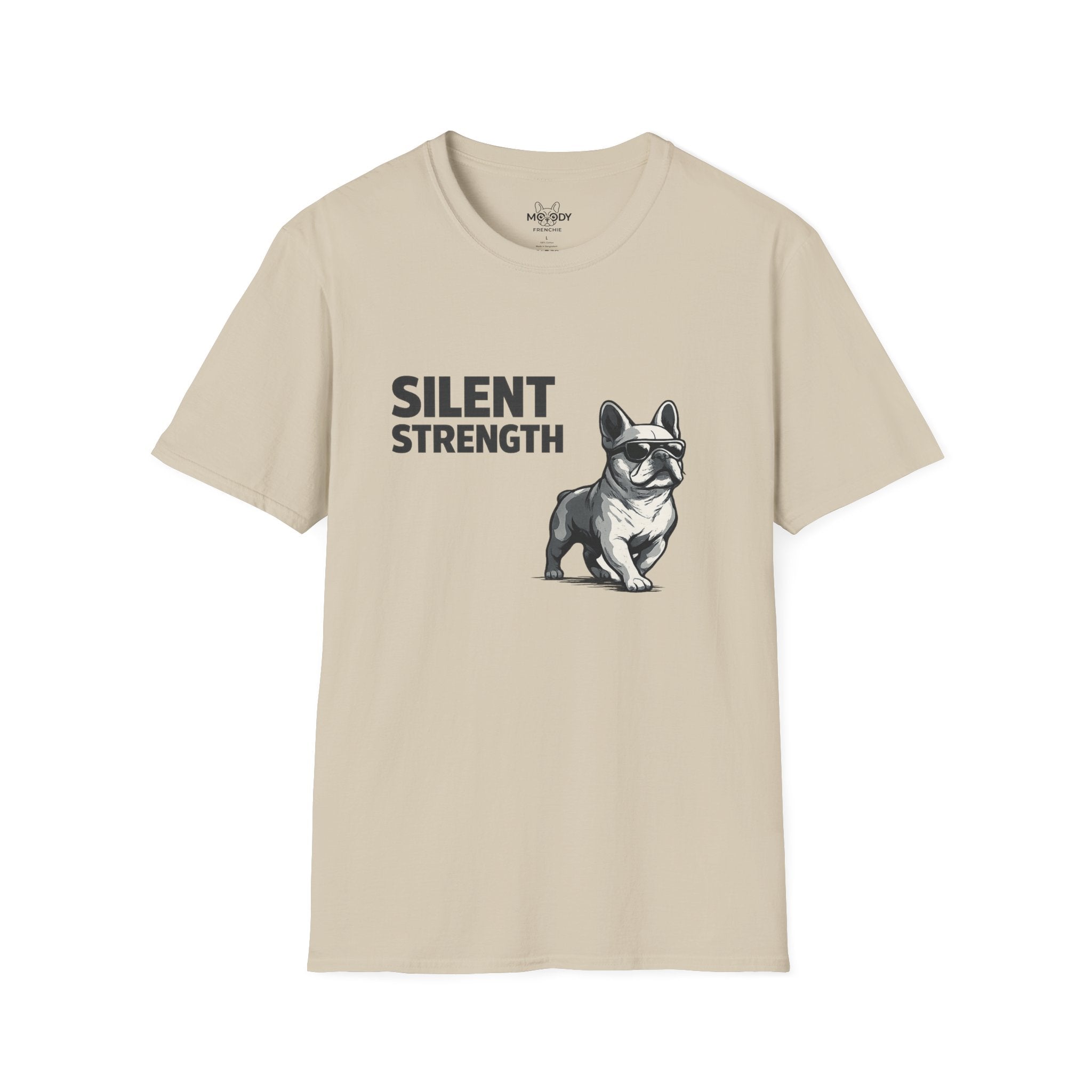 SILENT STRENGTH FRENCH BULLDOG T-SHIRT