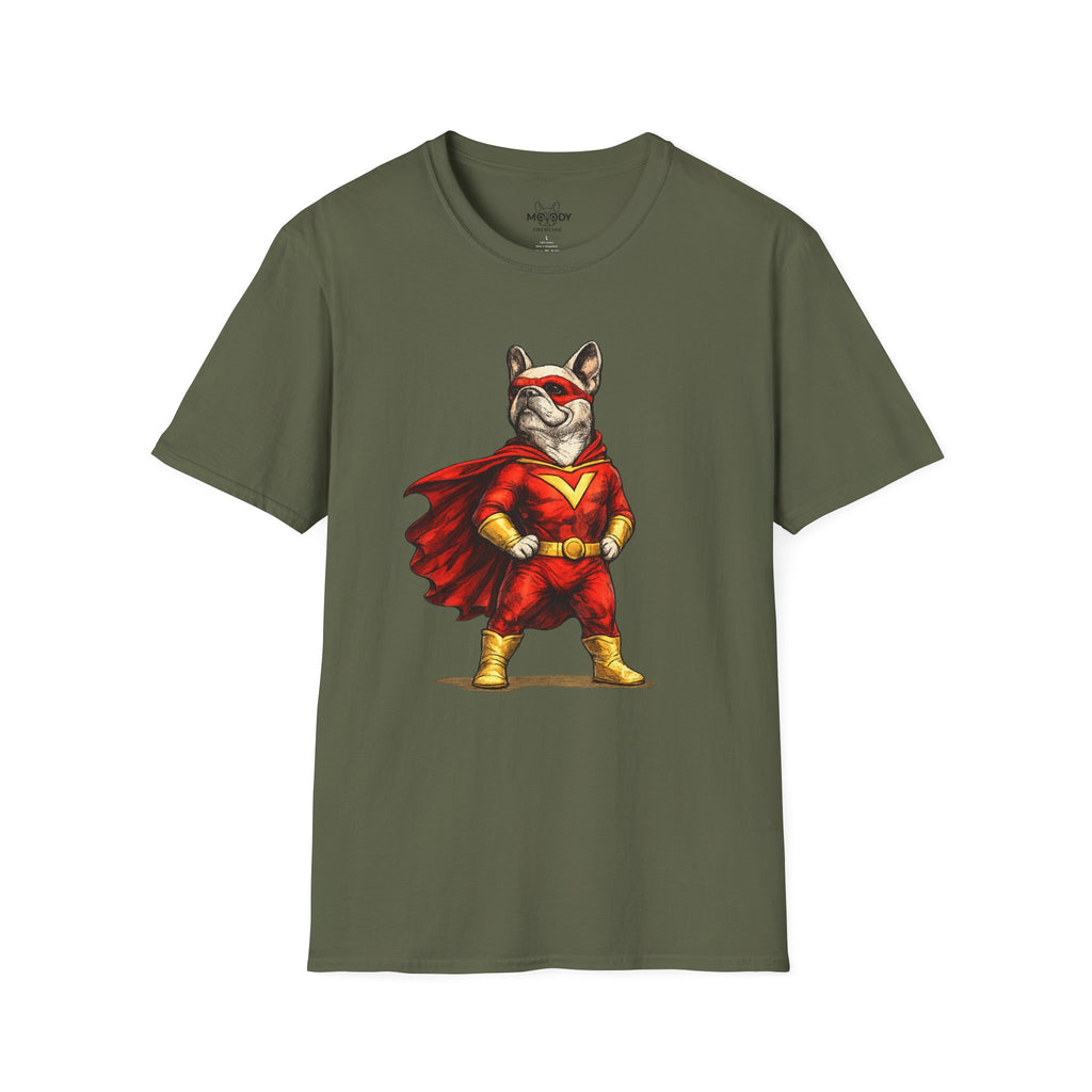 HERO FRENCH BULLDOG T-SHIRT